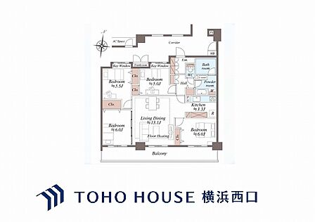 4LDK 間取り