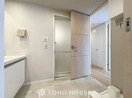 ご家族の1日が始まり、1日の終わりを締めくくる洗面空間。