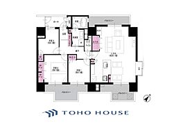 エンゼル川崎グランディア 3LDKの間取図画像