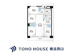 大倉山パークハイツ 4LDKの間取図画像