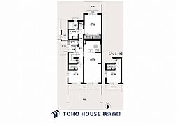 あざみ野団地3-2-8号棟 3LDKの間取図画像