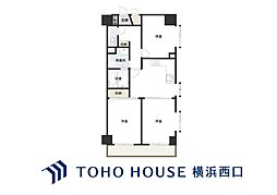 ダイアパレス吉野町 3DKの間取図画像