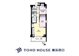 グローベルザ・ファースト鵜の木 1SLDKの間取図画像