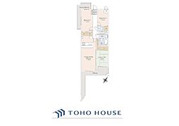 グランコピエ鎌倉由比ガ浜 3LDKの間取図画像