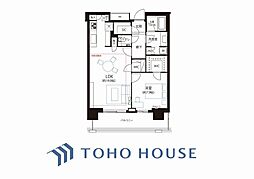 ザ・タワー横浜北仲 1LDKの間取図画像