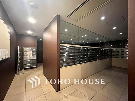 取り出しやすい郵便受け。