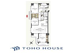 戸塚パーク・ホームズ 4LDKの間取図画像