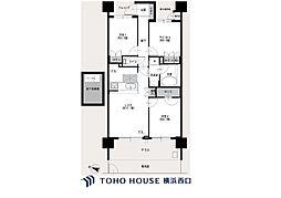 グランイーグル久が原 2SLDKの間取図画像