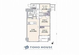 リコットハウス藤沢 2SLDKの間取図画像