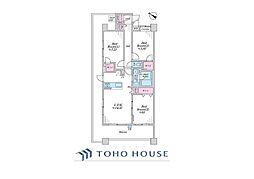 シーズガーデン大和 3LDKの間取図画像