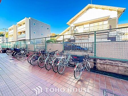 敷地内の駐輪場スペースです。