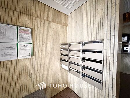取り出しやすい郵便受け。