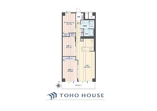 間取りを拡大表示