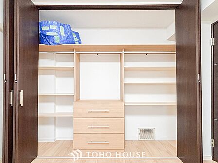 暮らし心地を大きく左右する収納を適材適所に配置し、使い勝手を考慮しました。