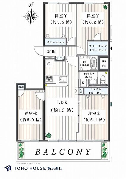 間取りを拡大表示