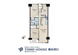 メイツ新桜台 3LDKの間取図画像