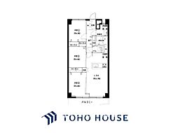 鹿島田セントラルマンション 3LDKの間取図画像