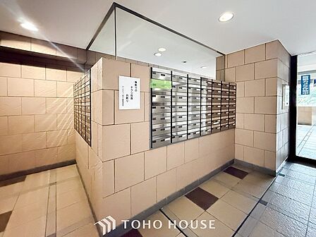 取り出しやすい郵便受け。