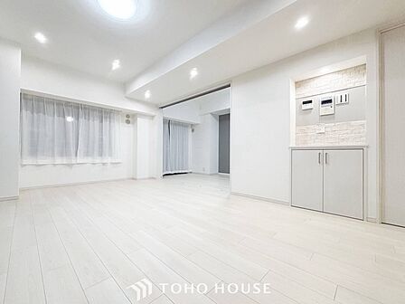 開放感あるリビングダイニング。ご家族とのんびりしたひと時を過ごせますね。