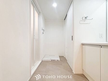 ご家族の1日が始まり、1日の終わりを締めくくる洗面空間。