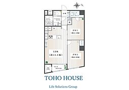 ハイツ洋光台 2LDKの間取図画像