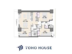 ブリリアタワー川崎 3LDKの間取図画像