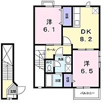 イーストコート 202 ｜ 茨城県土浦市木田余東台４丁目（賃貸アパート1LDK・2階・54.32㎡） その2