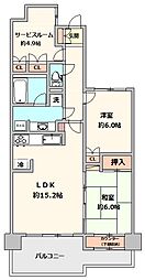 マイキャッスル湘南逗子サン・ヴェローナ壱番館 2SLDKの間取図画像