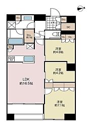間取図画像 3LDK