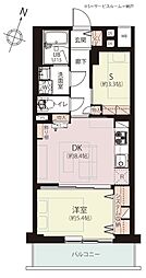ハイネス阿佐ヶ谷 1SDKの間取図画像