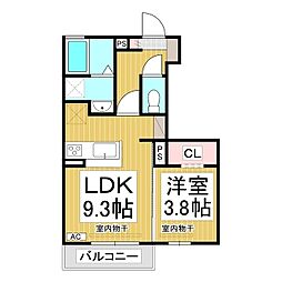 間取図画像 1LDK