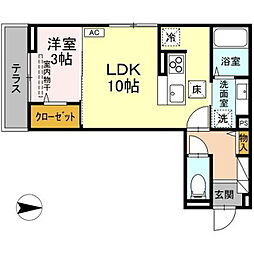 間取図画像 1LDK