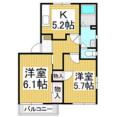 物件の間取り