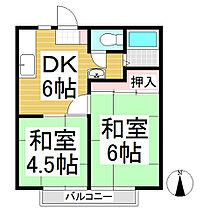 パナハイツ船山　A棟  ｜ 長野県千曲市大字桜堂（賃貸アパート2K・1階・32.00㎡） その2