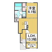 長野県長野市松代町松代（賃貸アパート1LDK・1階・50.01㎡） その2