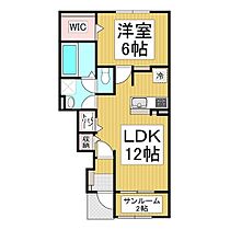 長野県千曲市大字中（賃貸アパート1LDK・1階・48.00㎡） その2