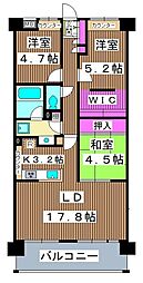 コンフォリア高島平2号館 3LDKの間取図画像