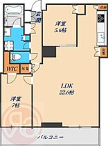 大阪府大阪市西区江之子島2丁目（賃貸マンション2LDK・45階・80.37㎡） その2