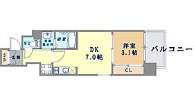 大阪府大阪市西区靱本町2丁目4-12（賃貸マンション1DK・8階・30.05㎡） その2