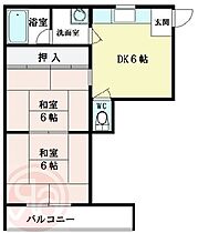 廣瀬ハイツ  ｜ 大阪府大阪市大正区三軒家西1丁目（賃貸マンション2LDK・3階・38.00㎡） その2