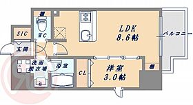 大阪府大阪市浪速区塩草1丁目3-14（賃貸マンション1LDK・5階・31.67㎡） その2