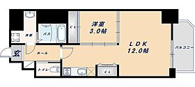 ラ・フォルム本町WEST 401 ｜ 大阪府大阪市西区阿波座1丁目（賃貸マンション1LDK・4階・37.80㎡） その2