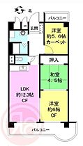 大阪府大阪市西区新町4丁目17-7（賃貸マンション3LDK・2階・65.87㎡） その2