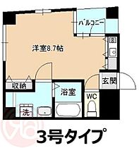 トゥリオー二EBISU  ｜ 大阪府大阪市浪速区戎本町1丁目（賃貸マンション1R・8階・27.26㎡） その2