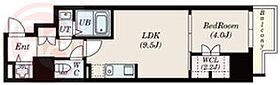 ArtizA南堀江  ｜ 大阪府大阪市西区南堀江3丁目（賃貸マンション1LDK・12階・39.08㎡） その2