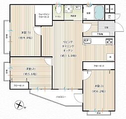 間取図画像 3LDK