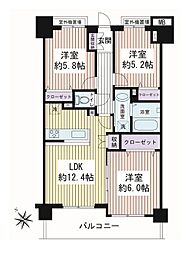 間取図画像 3LDK