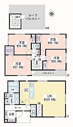 大和市福田 新築戸建 全3棟 3号棟