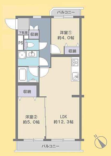 間取りを拡大表示