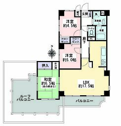 ライオンズマンション長後第2 3LDKの間取図画像